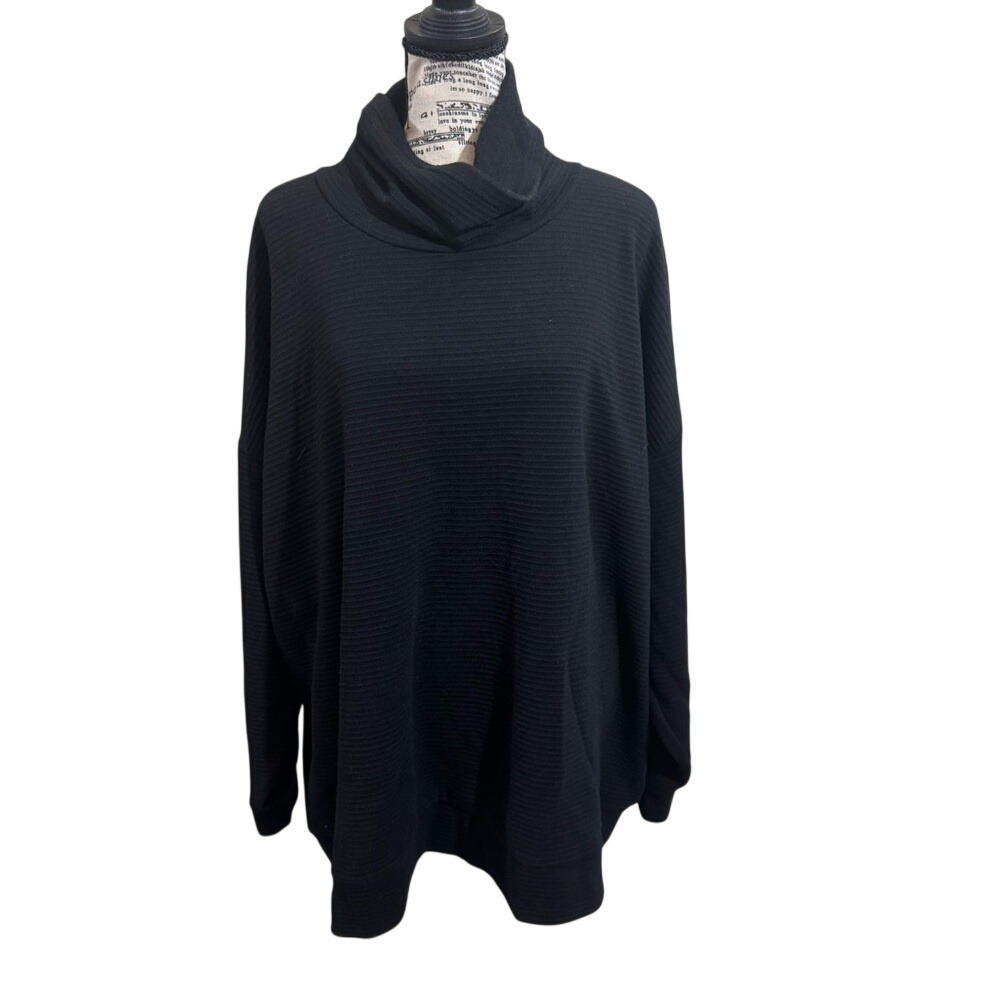 Lane Bryant Black Cowl Neck Sweater